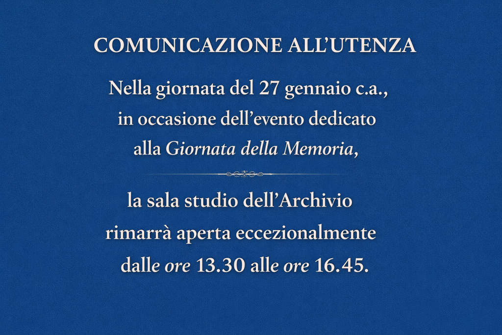 Comunicazione all’utenza