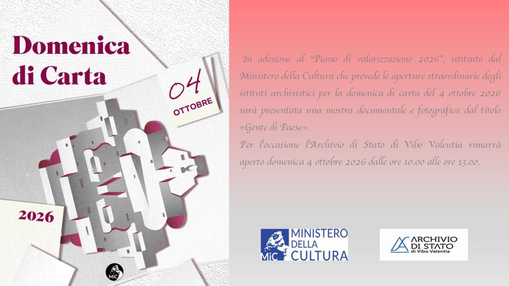 Domenica di carta 2026